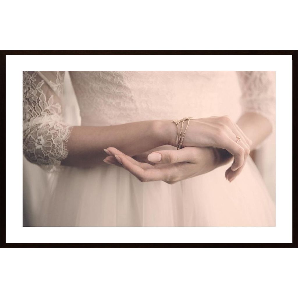 Bracelet, Ring And Romantic Dress Poster