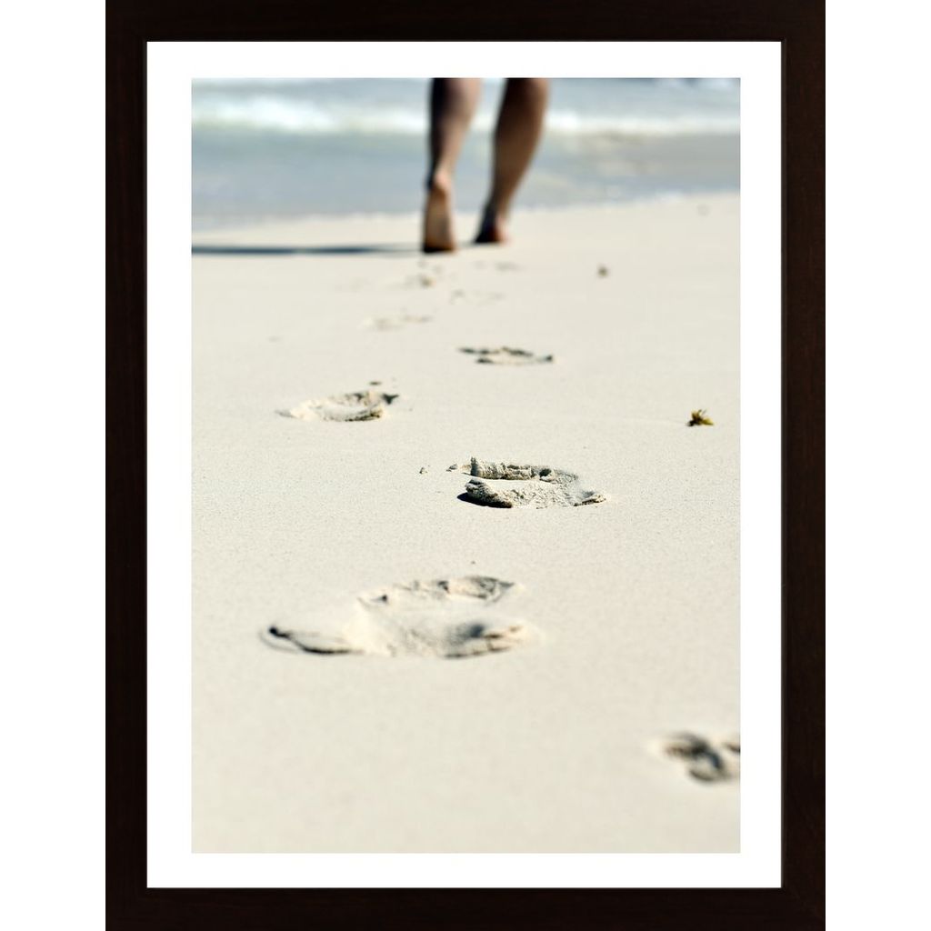 Steps In Sand Poster