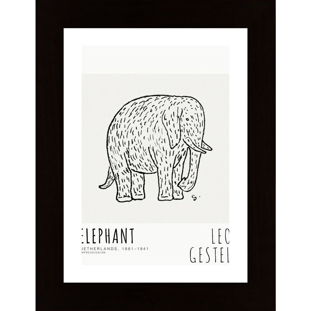 Leo Gestel-Elephant Affiche