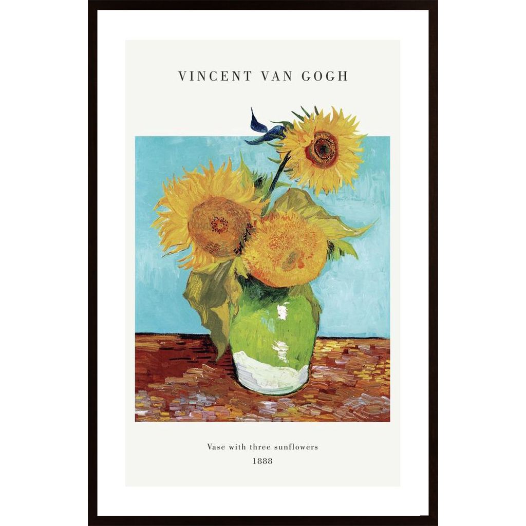 Vase With Sunflowers Plakát