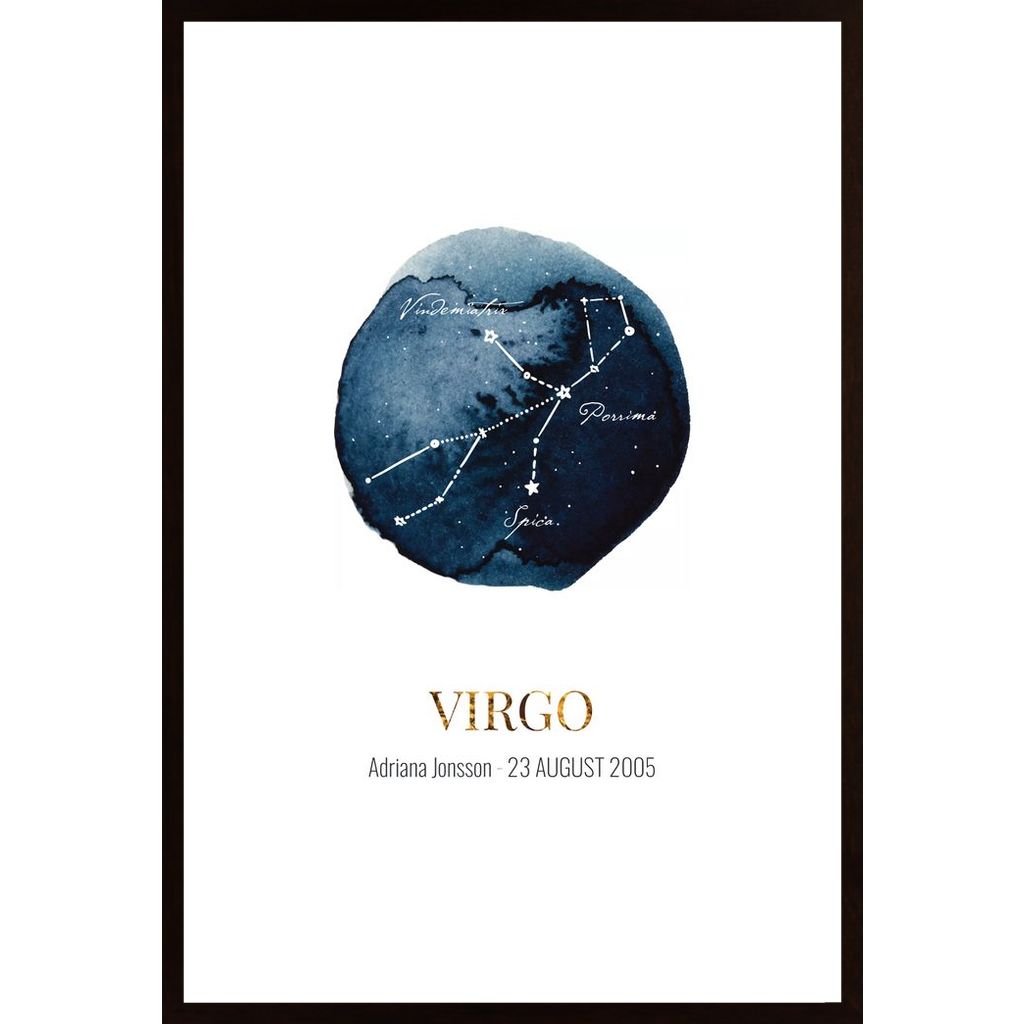 Virgo (Personnalisable) Affiche