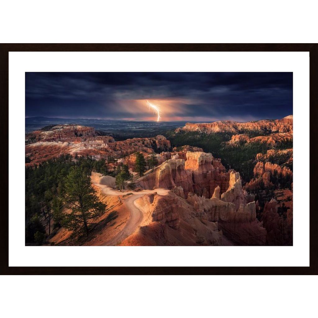 Lightning Over Bryce Canyon Plakát