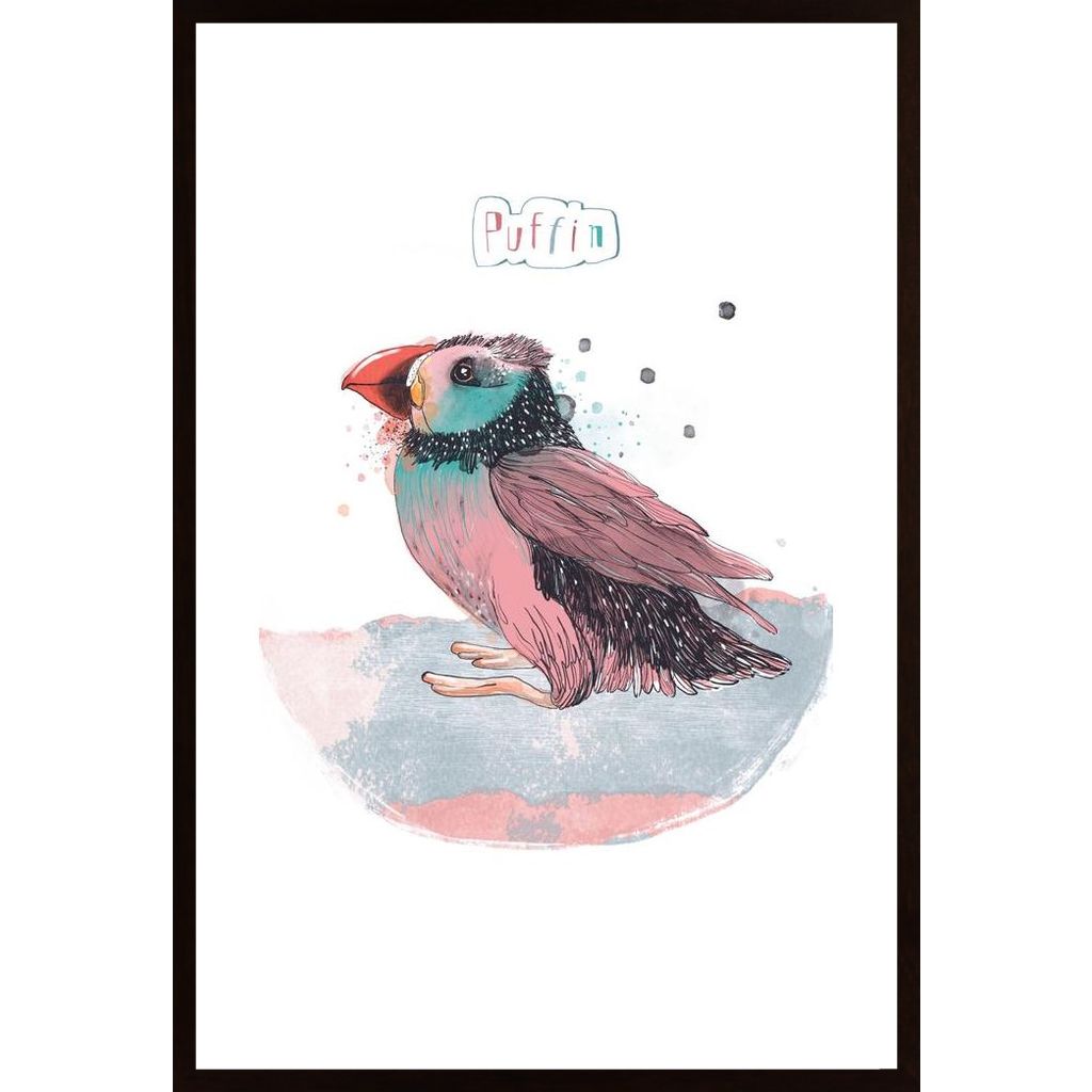 Schulze - Puffin Poster