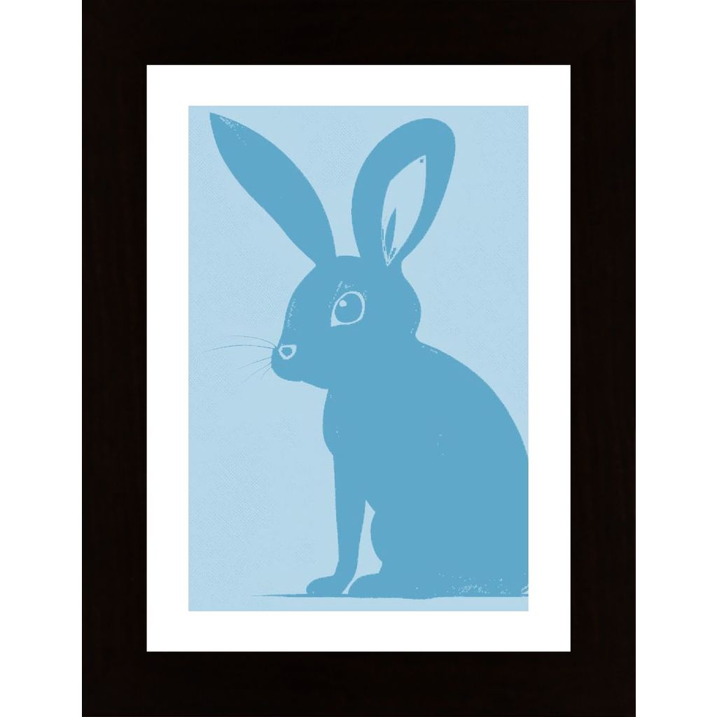 Babyblå Kanin Plakát