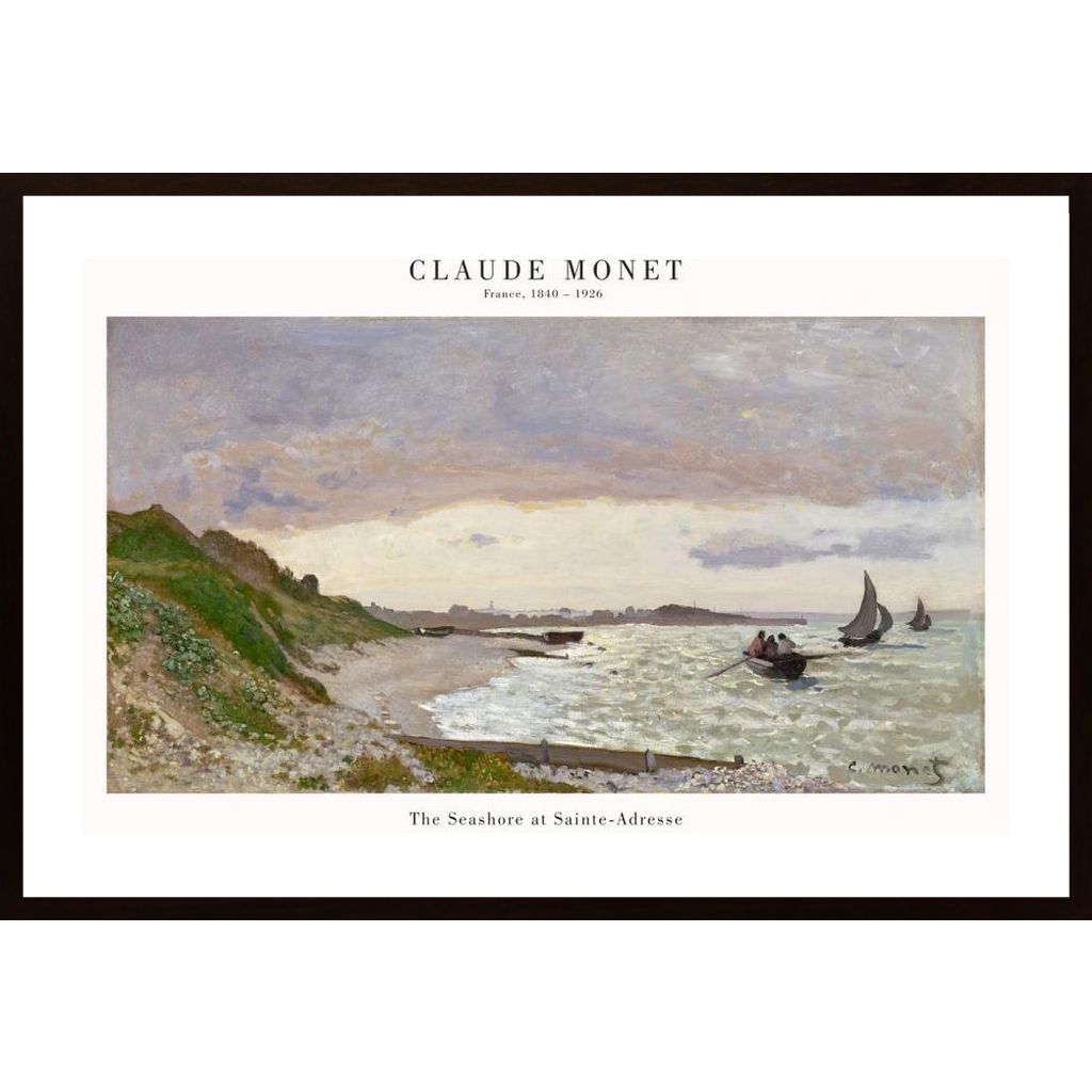 Monet - The Seashore Poster