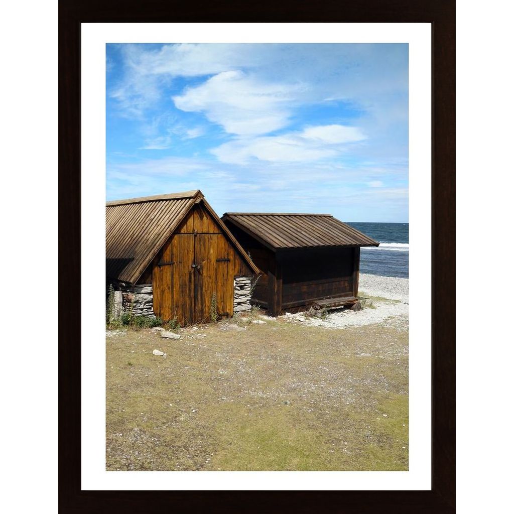 Gotland Fishing Huts Plakát