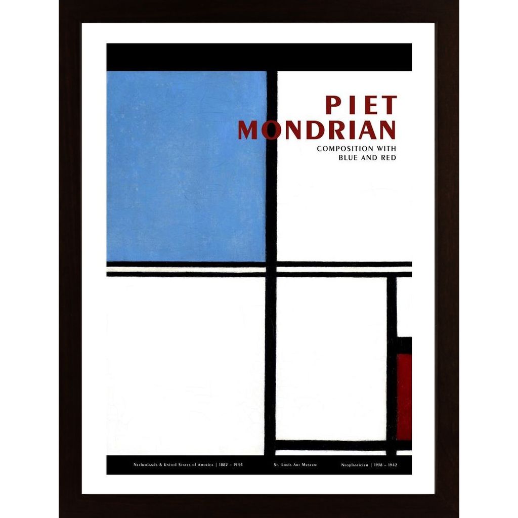 Mondrian-Compos.Iii Plakát