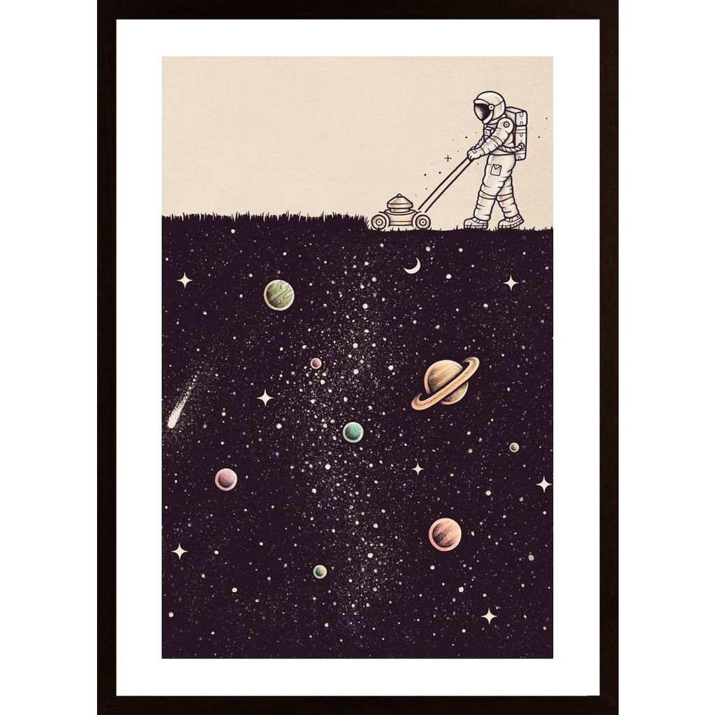 Space Cut Poster