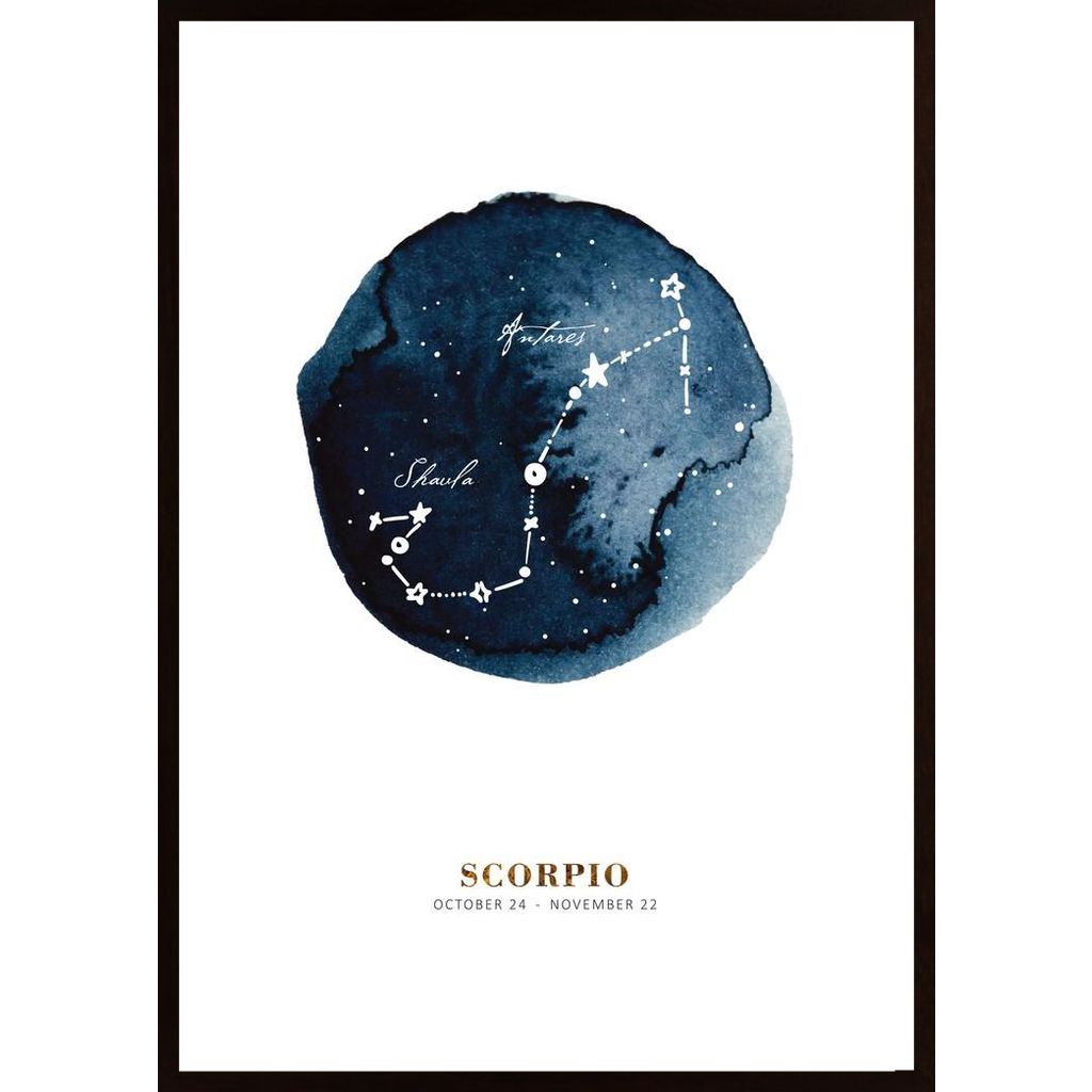 Zodiac Skorpion Affiche