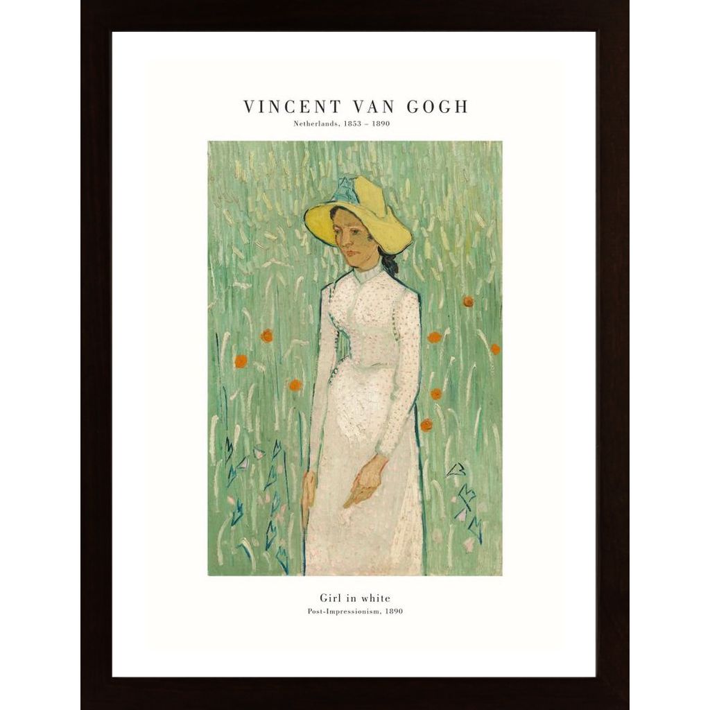 Gogh - Girl In White Affiche