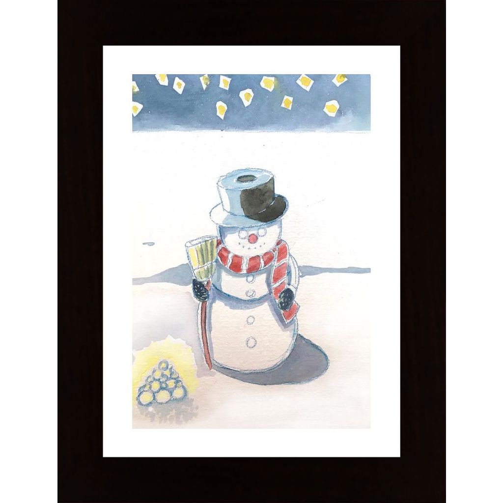 Snowman By Ritlust Affiche