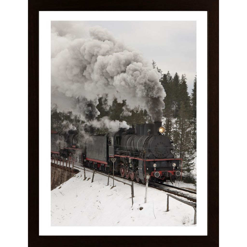 Old Steam Train Plakát