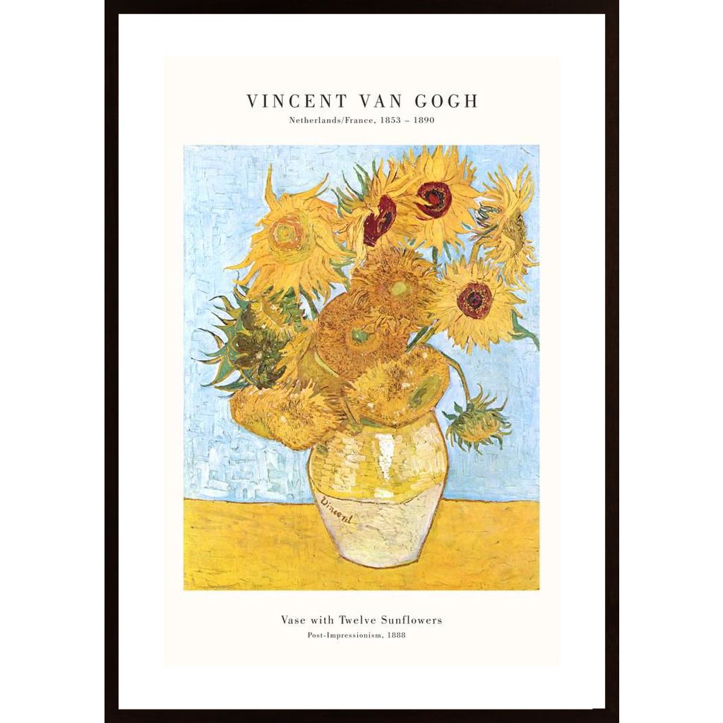 Twelve Sunflowers Plakat