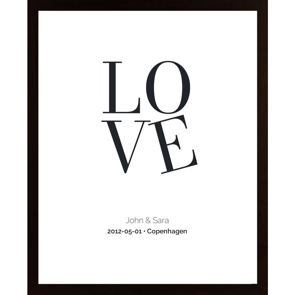 Love (Customizable) Plakat