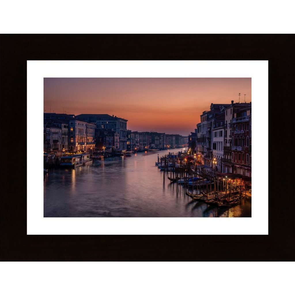 Venice Grand Canal At Sunset Poster