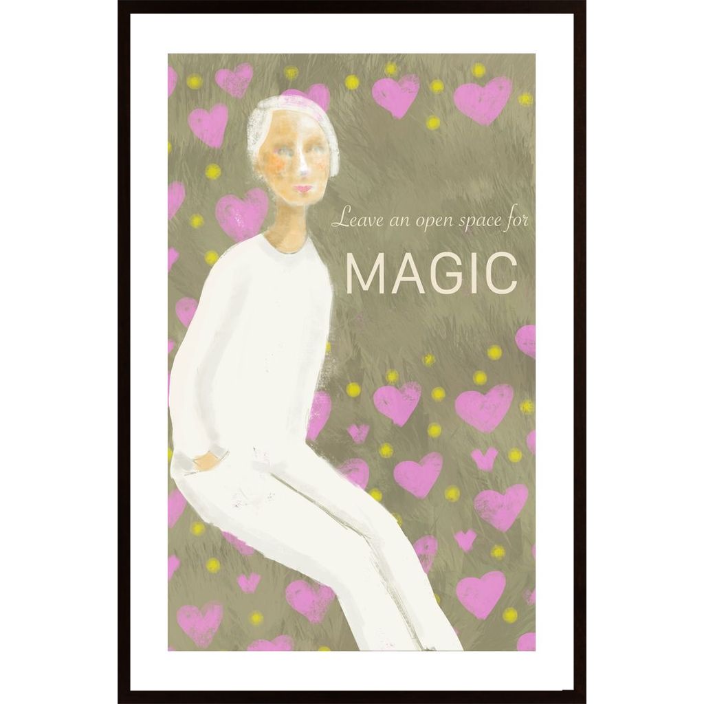Open Space For Magic In Color Affiche