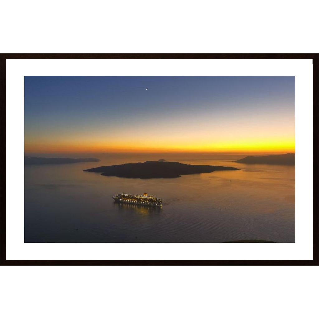 Santorini Sunset Affiche