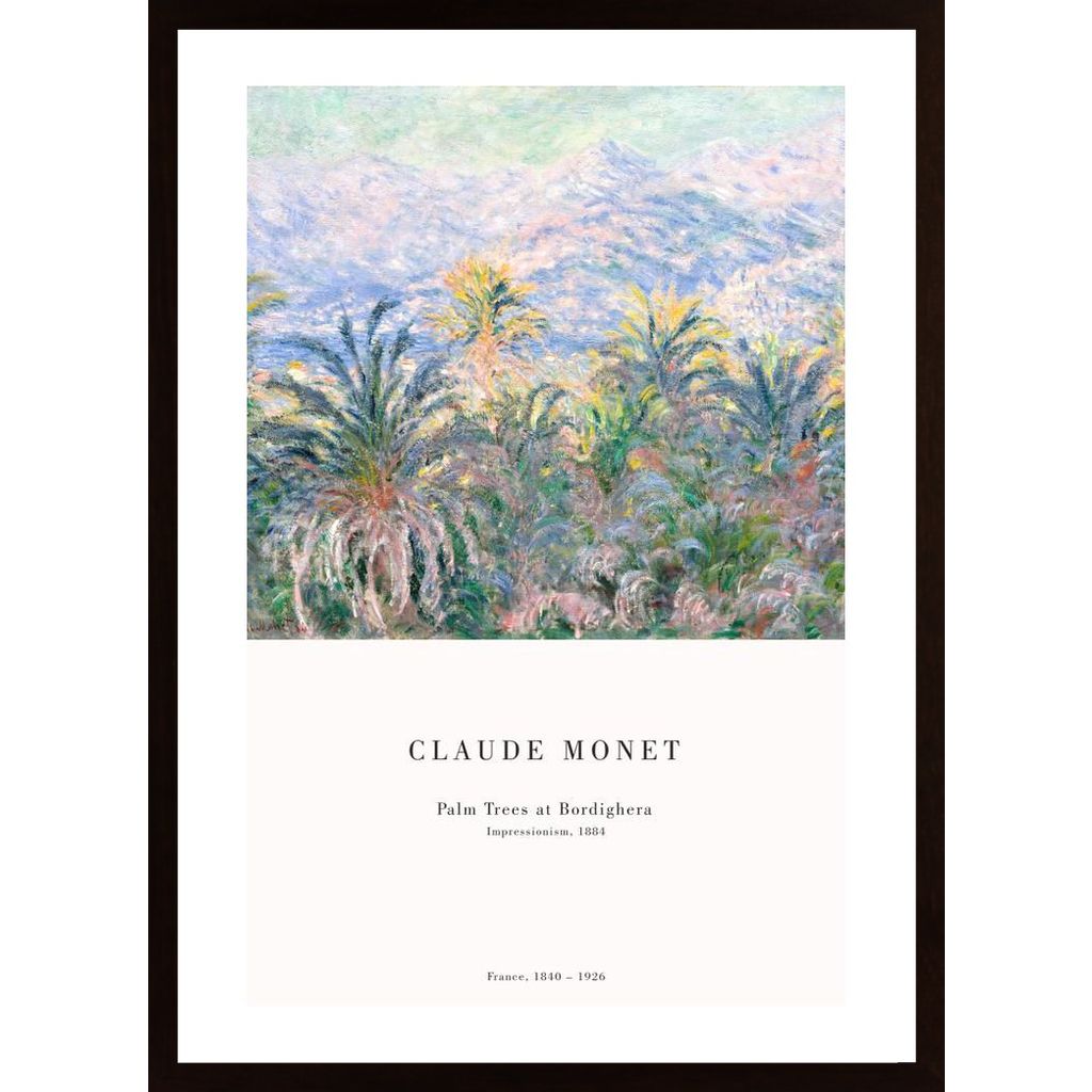 Monet - Palm Trees Plakát