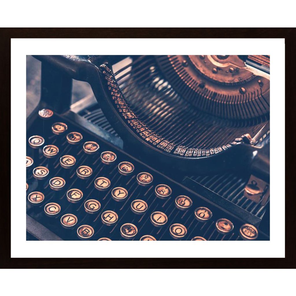 Vintage Typewriter Affiche