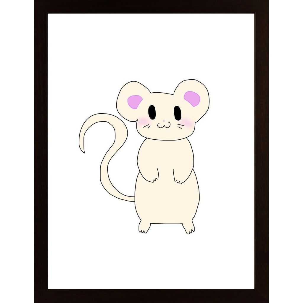 Mouse With Cheese Poster