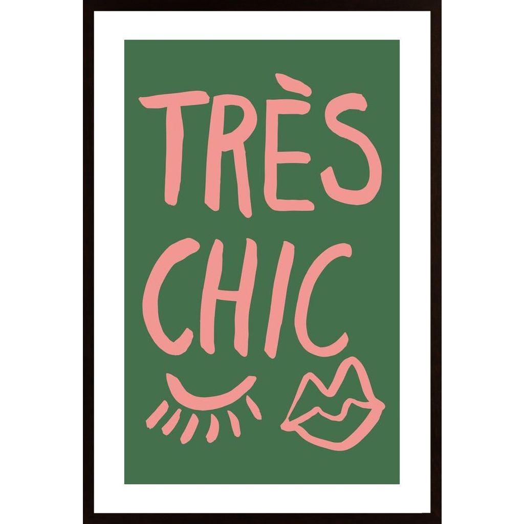 Traus Chic Green Plakát