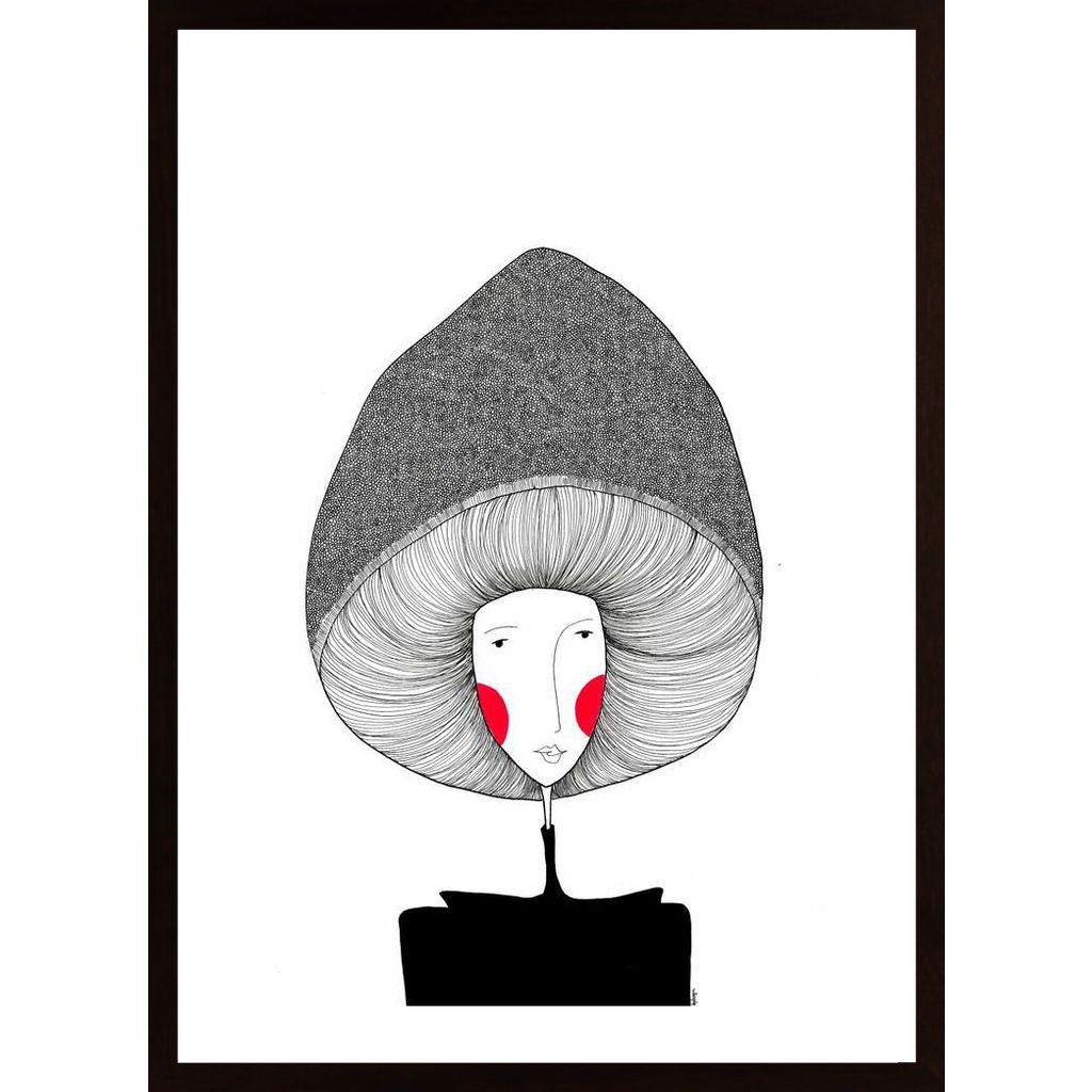 Lady Mushroom Affiche
