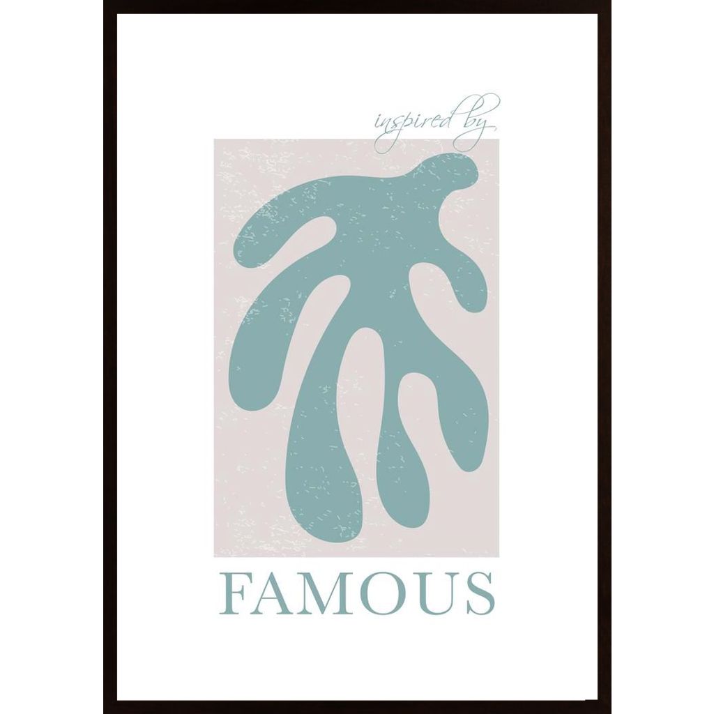 Famous Inspired Collage 2 Plakat