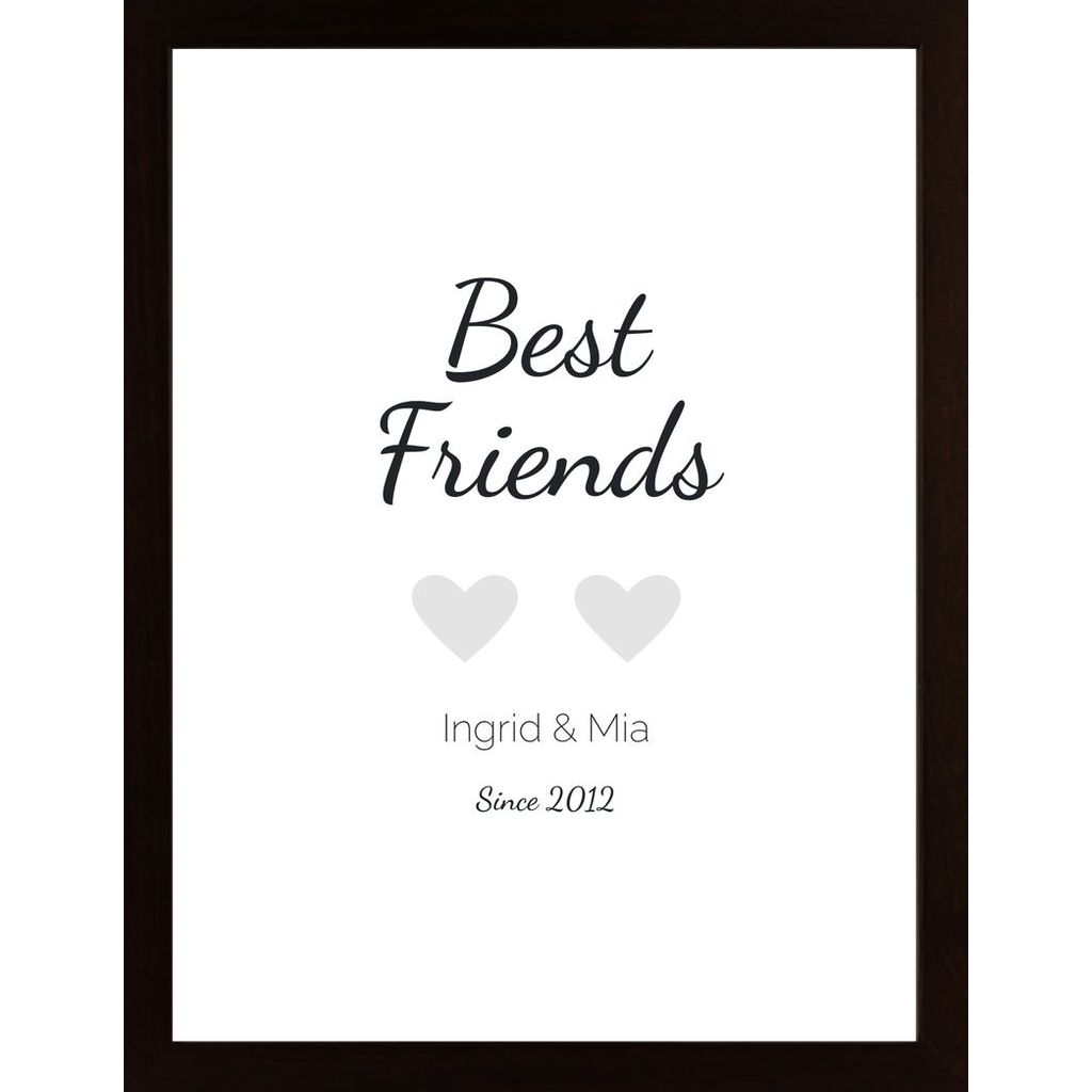 Mejores Amigos (Personalizable) Poster