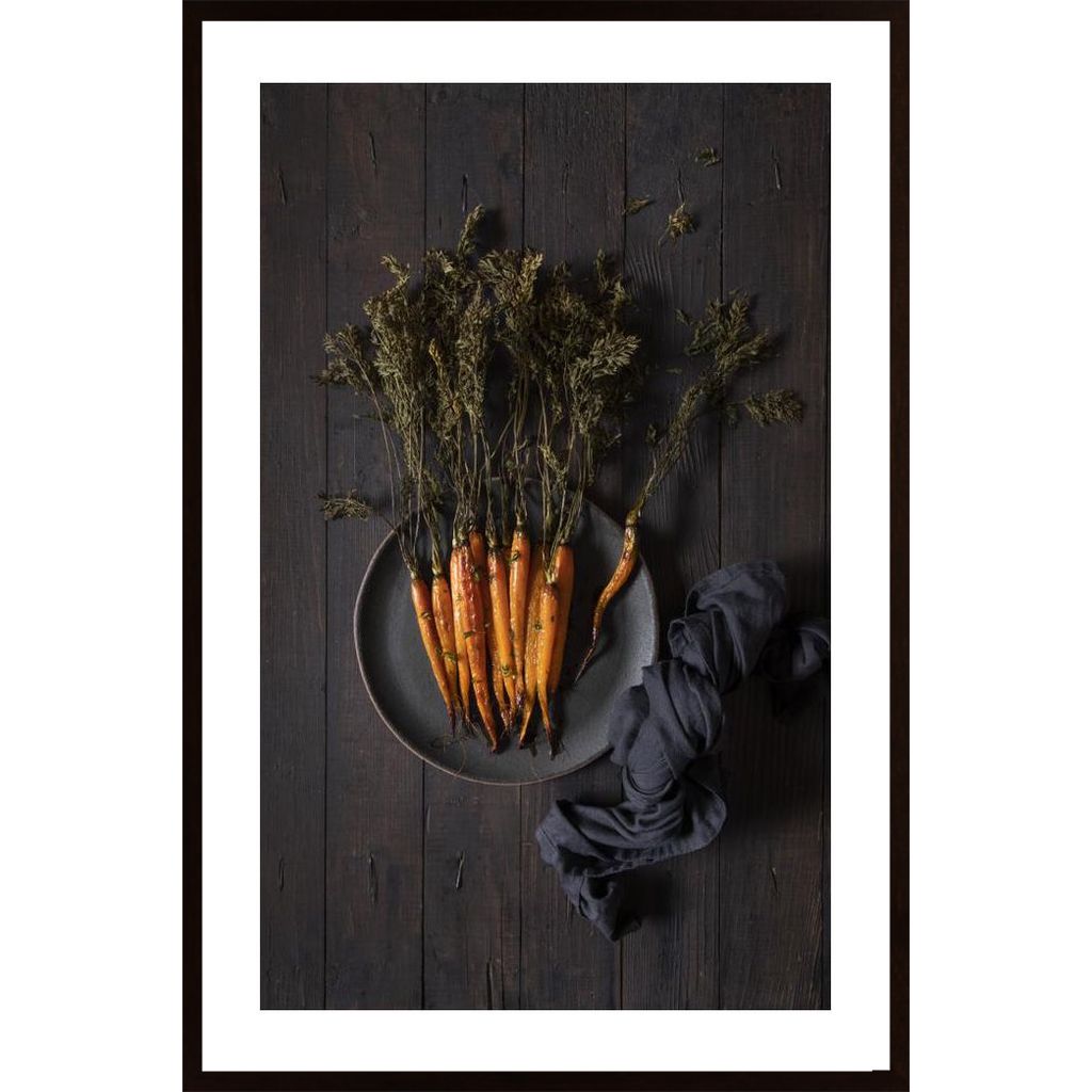 Roasted Carrots Poster