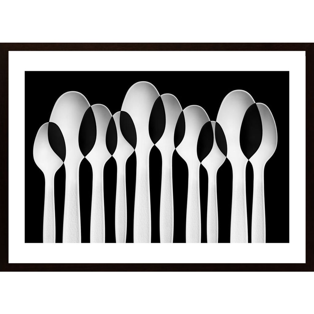 Spoons Abstract:  Forest Poster
