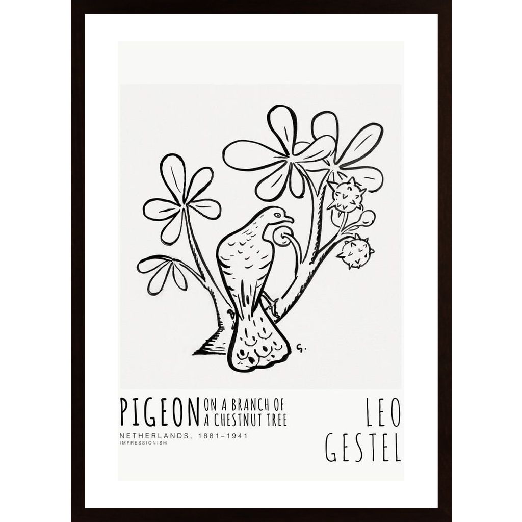 Leo Gestel-Pigeon Poster