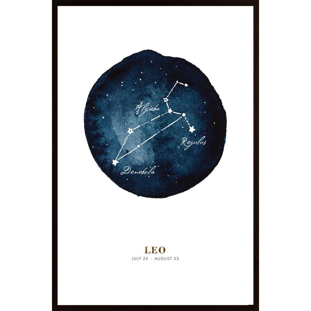 Zodiac Löwe Poster
