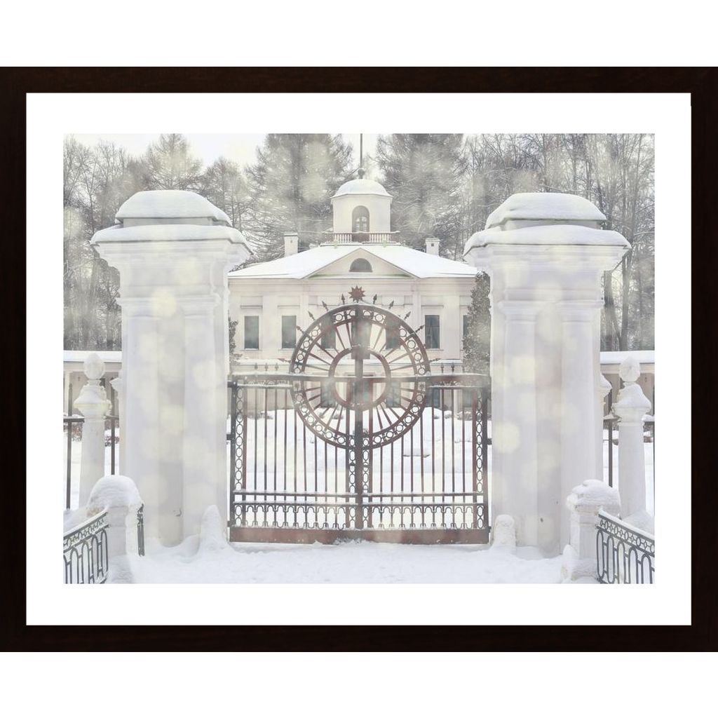 Gate In Snow Poster