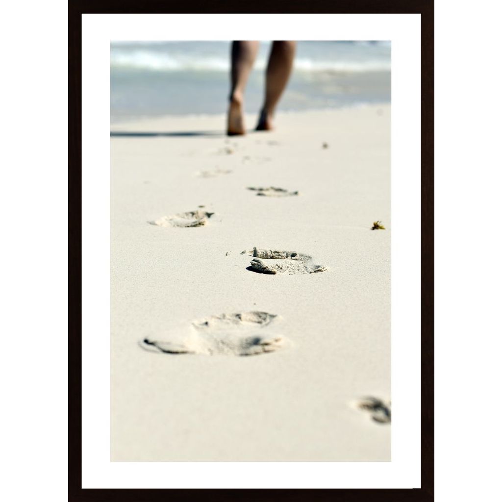 Steps In Sand Poster