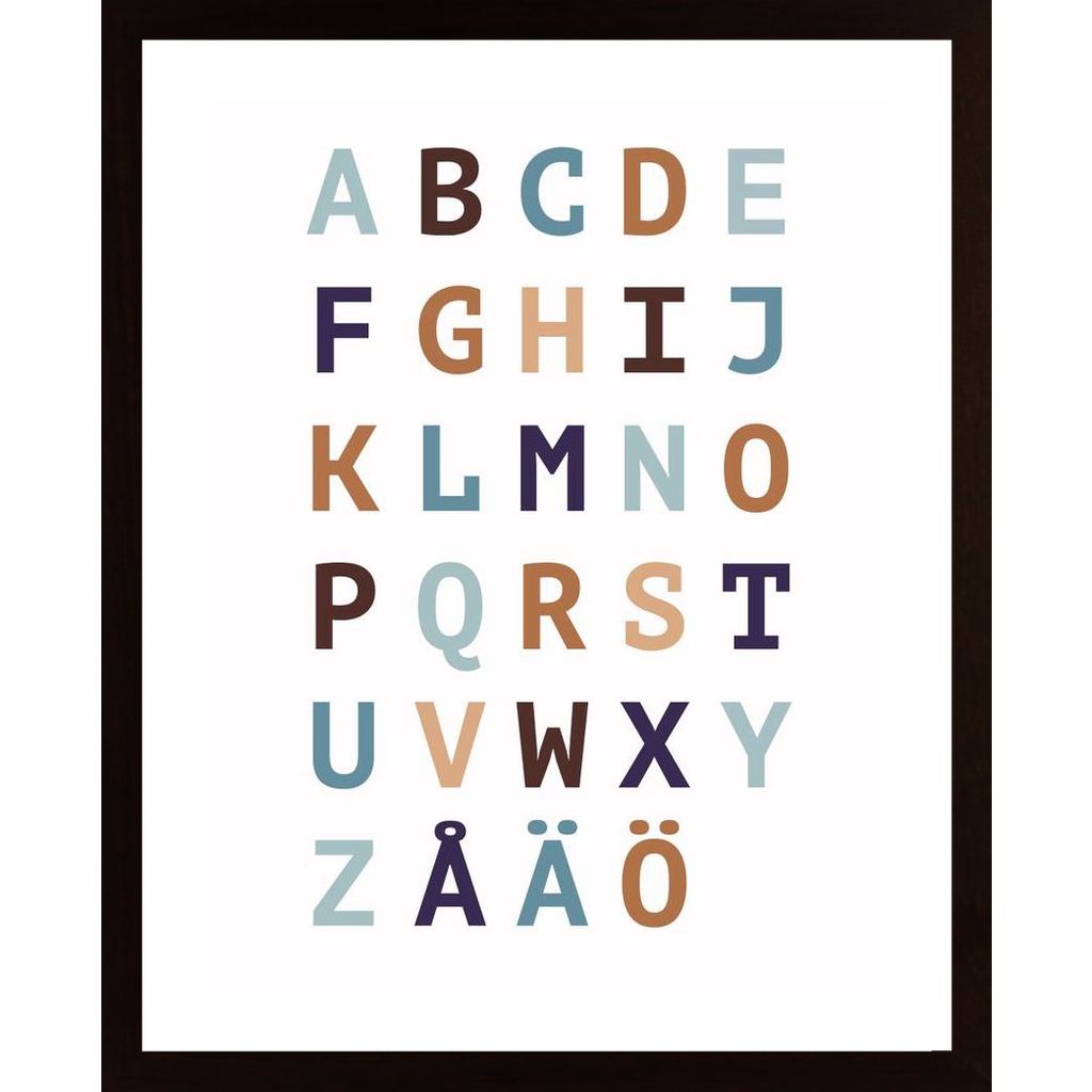 Alfabetet Poster