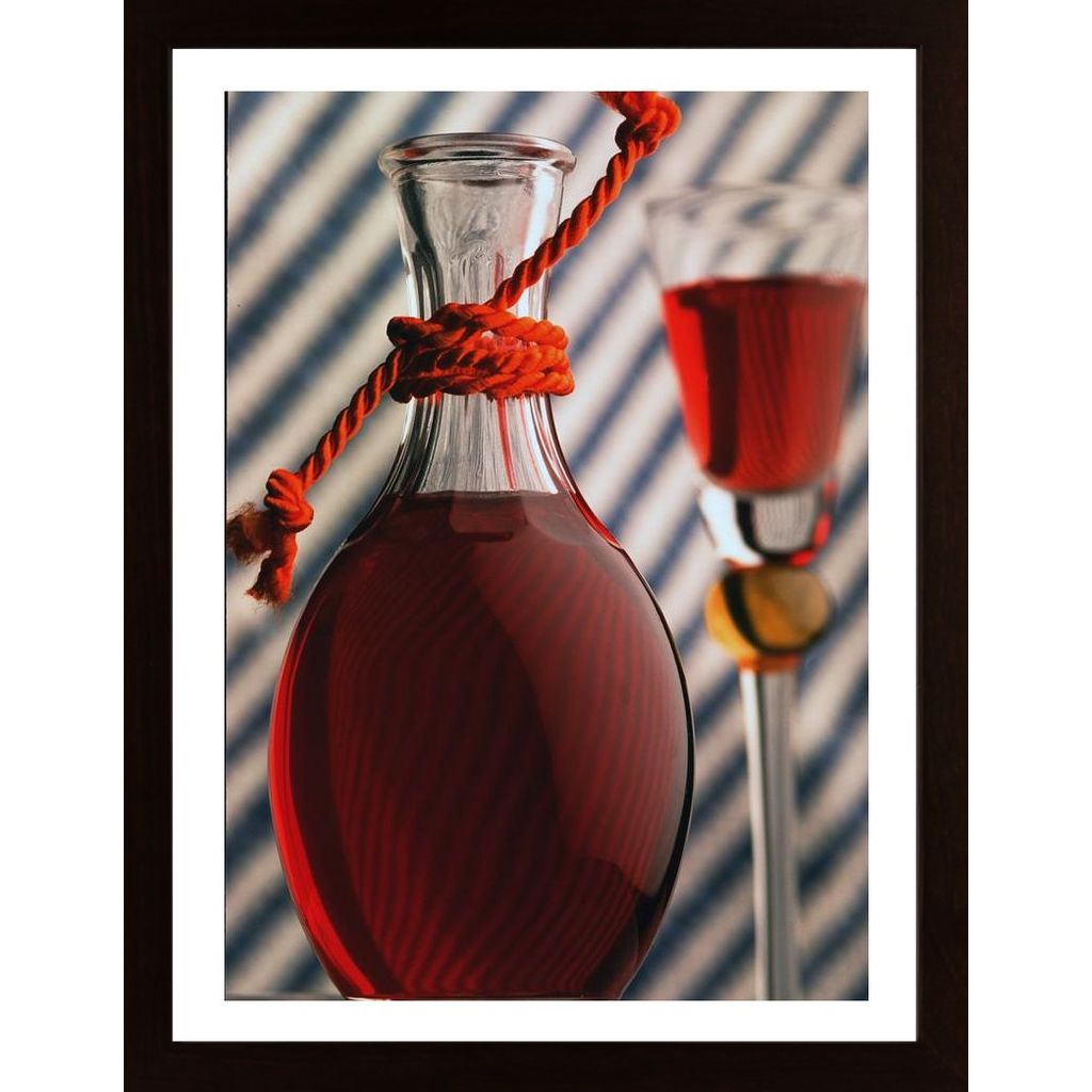 Wine In A Carafe Poster
