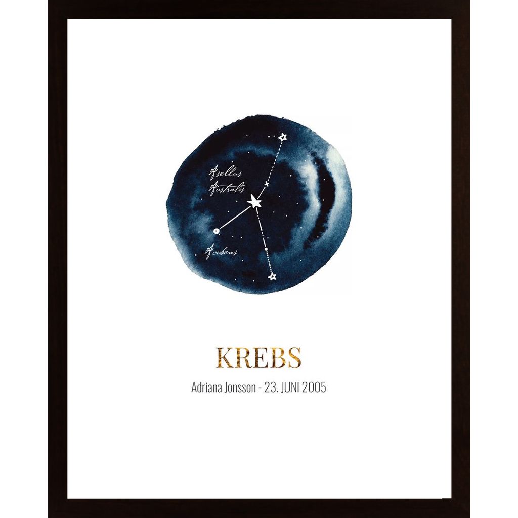 Krebs (Personalisierbar) Poster