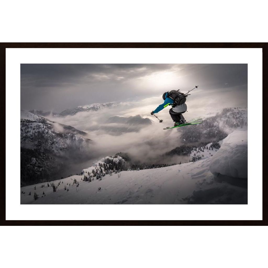 Backcountry Skiing Poster