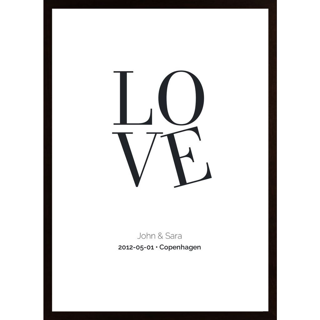 Láska (Přizpůsobitelné) Plakát