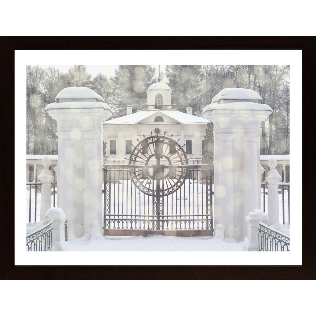 Gate In Snow Poster