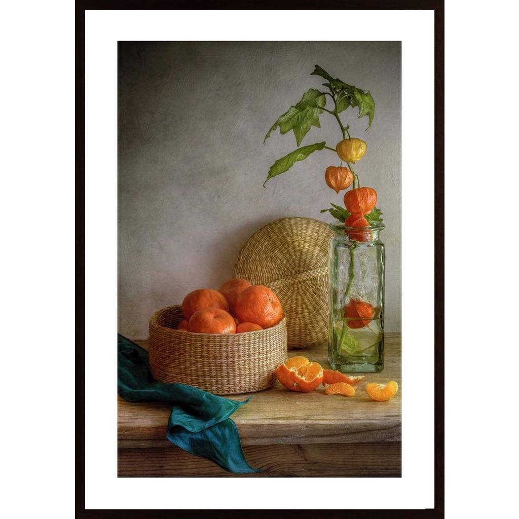 Still Life With Clementines Plakát
