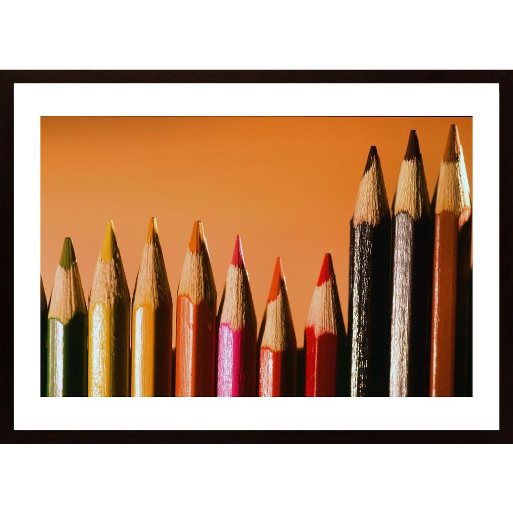 Colored Pencils Affiche
