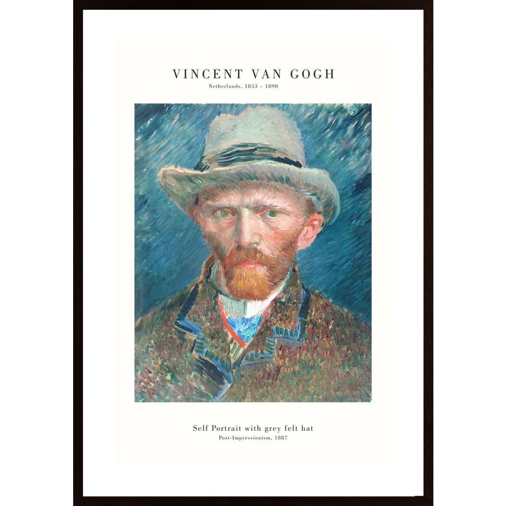 Gogh - Portrait 1887 Plakát