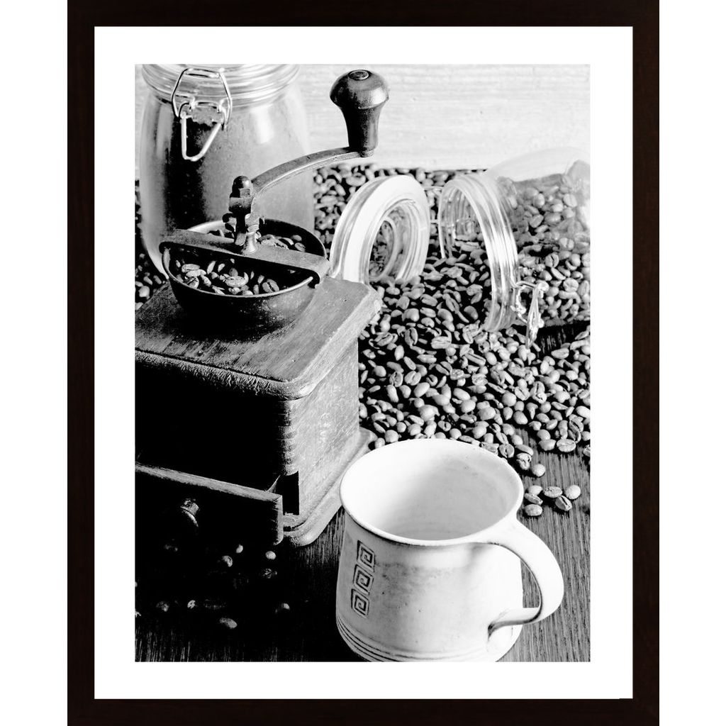 Coffee And Grinder Affiche