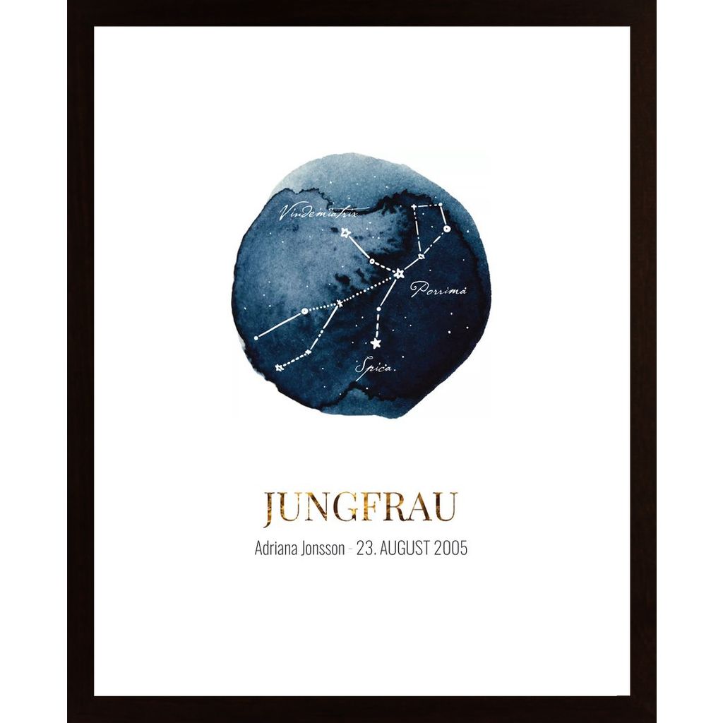 Jungfrau (Personalisierbar) Poster