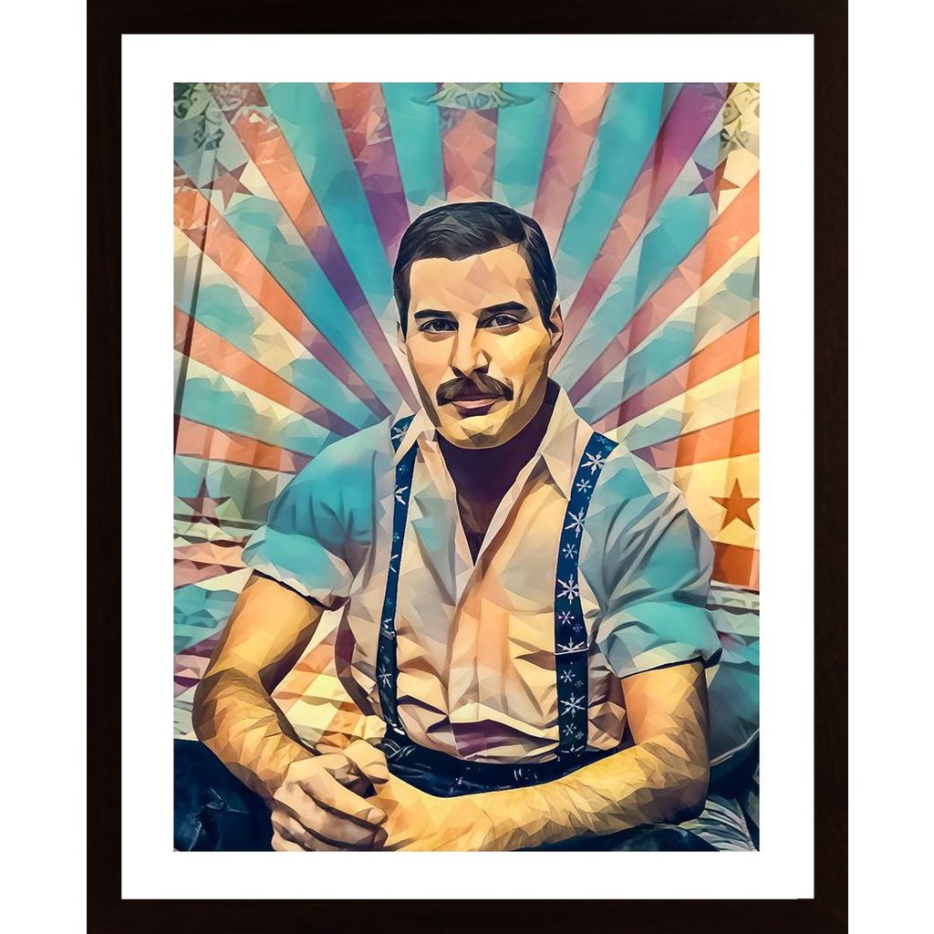 Freddie Mercury Art Plakát