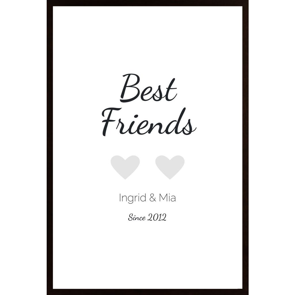 Migliori Amici (Personalizzabile) Poster