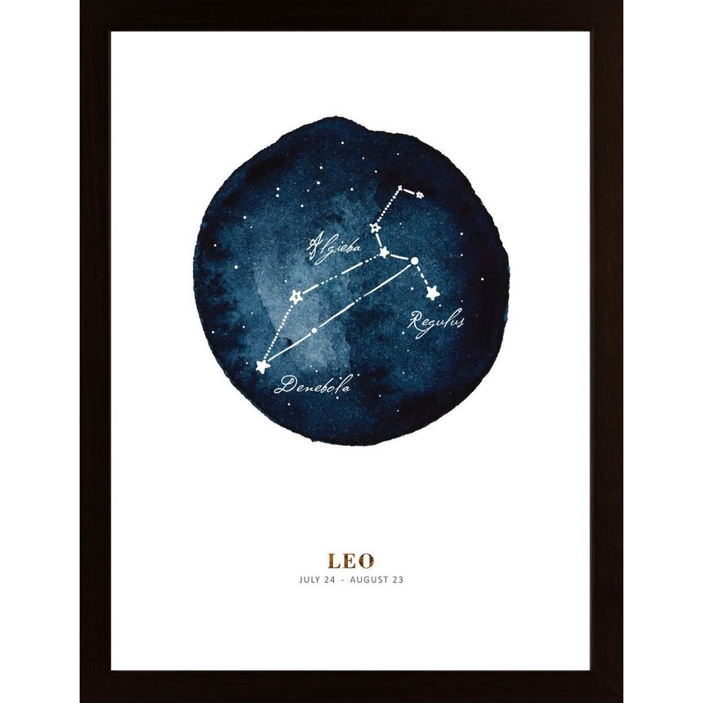 Zodiac Löwe Plakát