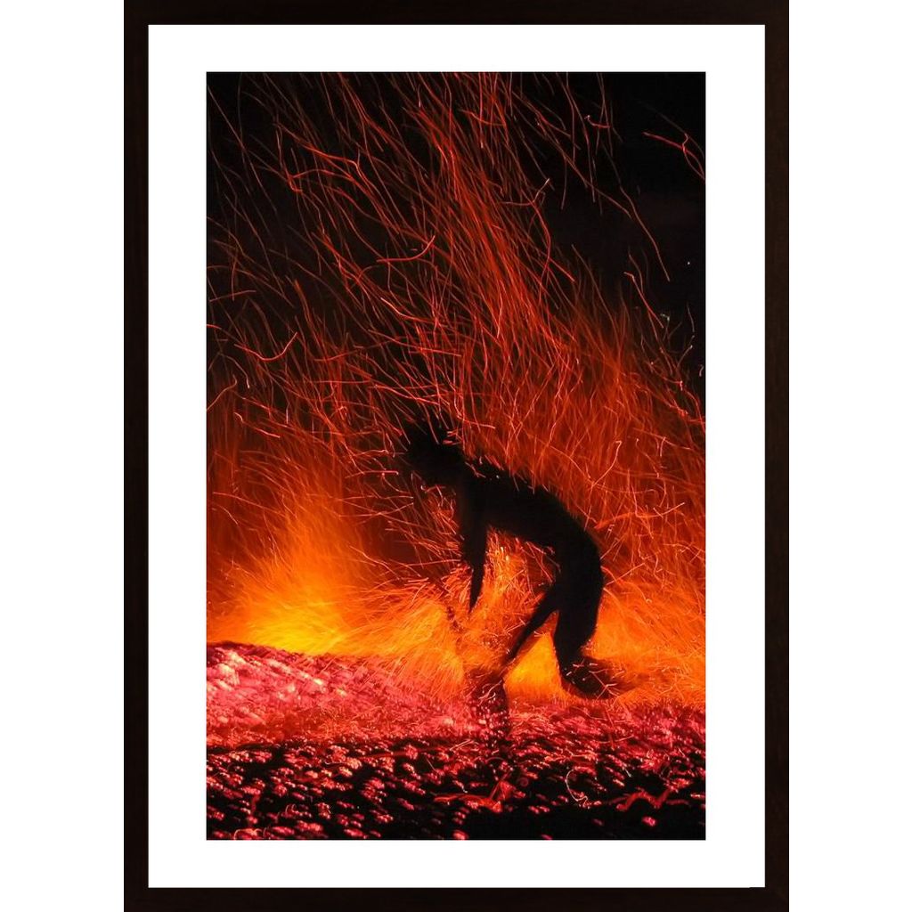 Walking On Fire Affiche
