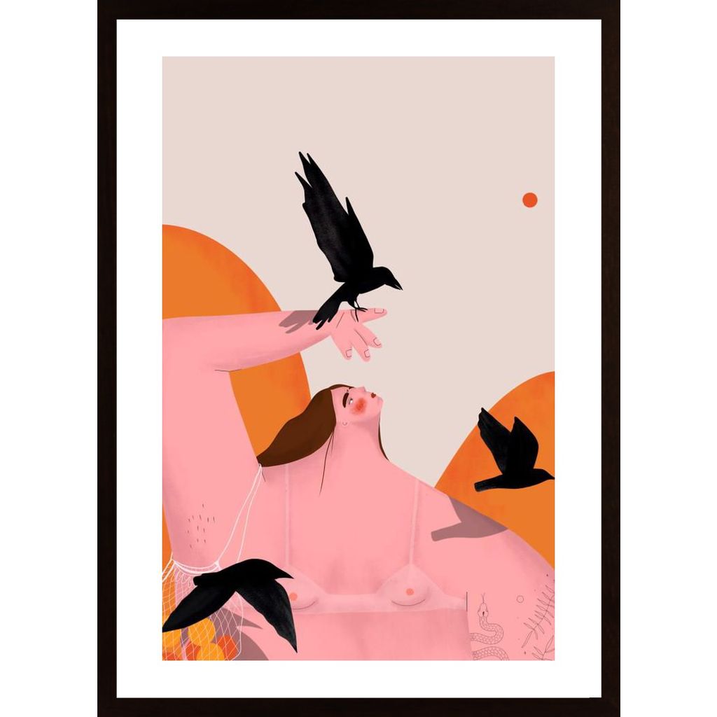 Vogelfreundin Plakát